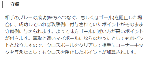 Football lab守備ポイントの定義(出典:http://www.football-lab.jp/ )